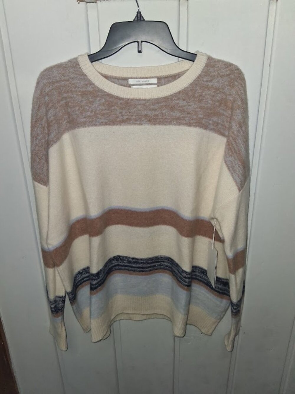Nordstrom Signature Women's Oversized 100% Cashmere Crewneck Sweater NWT Sz L